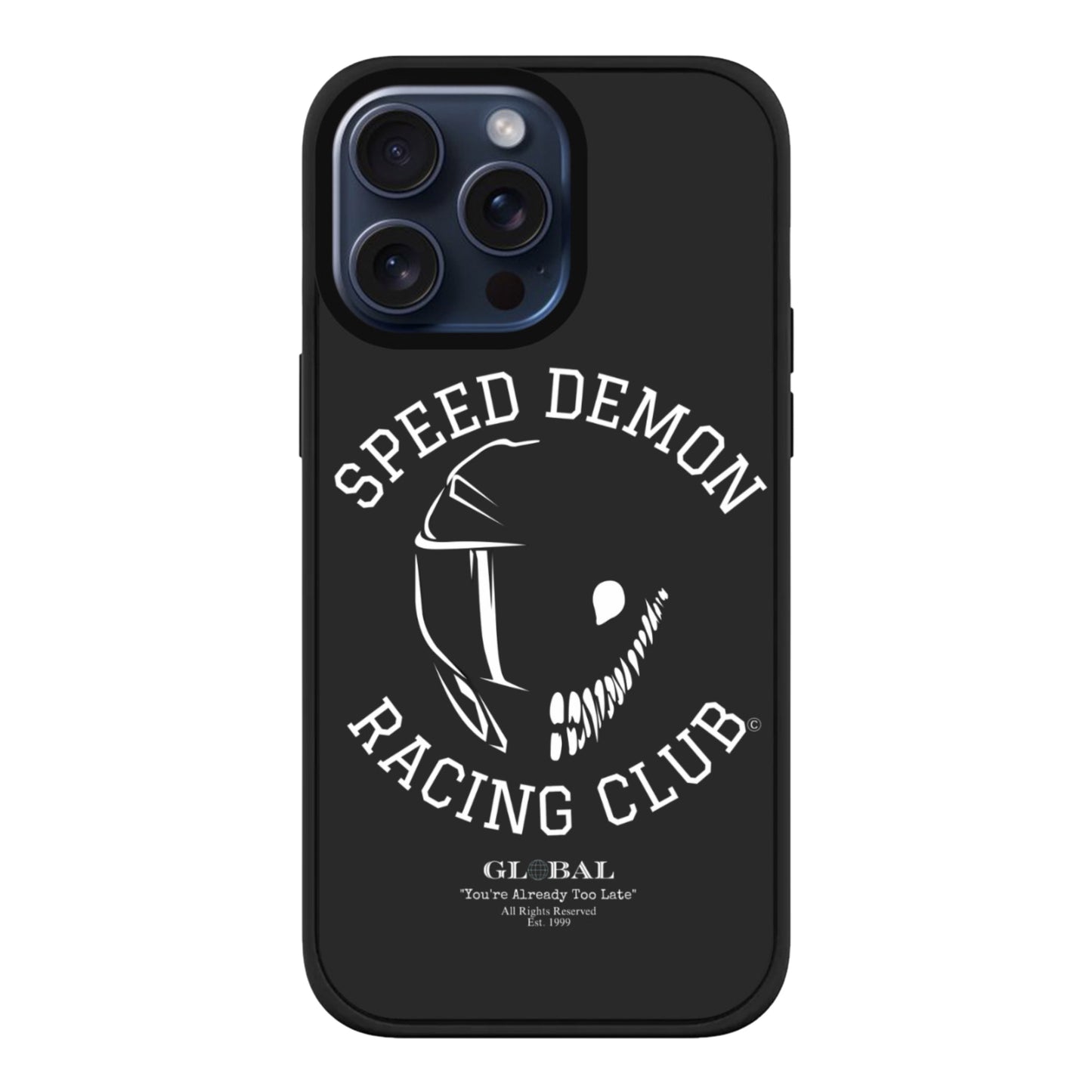 Speed Demon Racing Club (Impact) iPhone Case